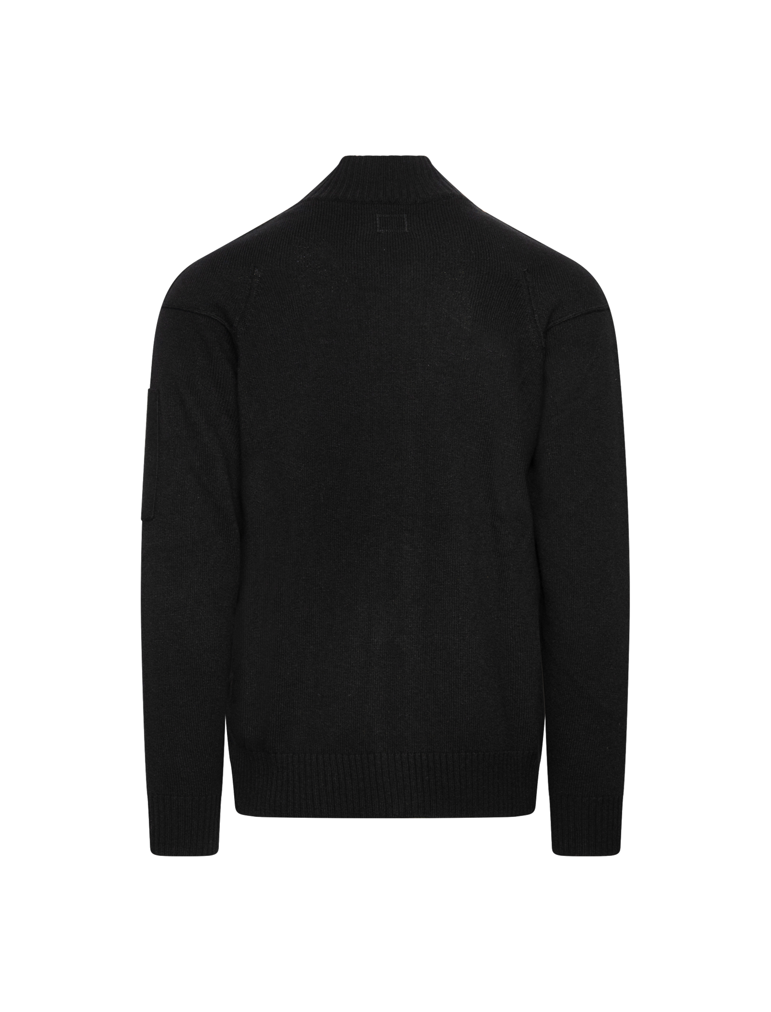 Zipped lambswool knitwear